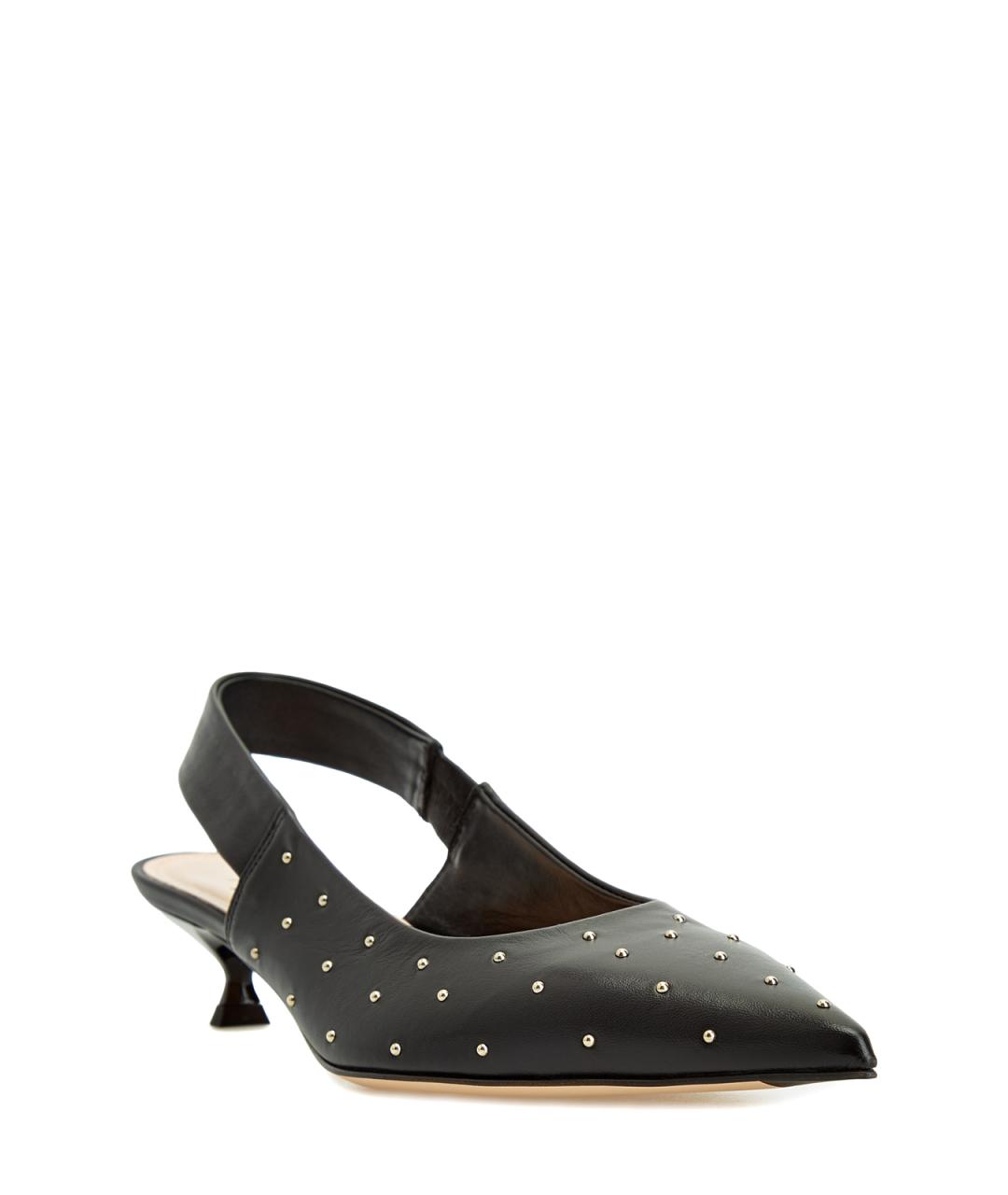 AGL Черные кожаные туфли, фото 3