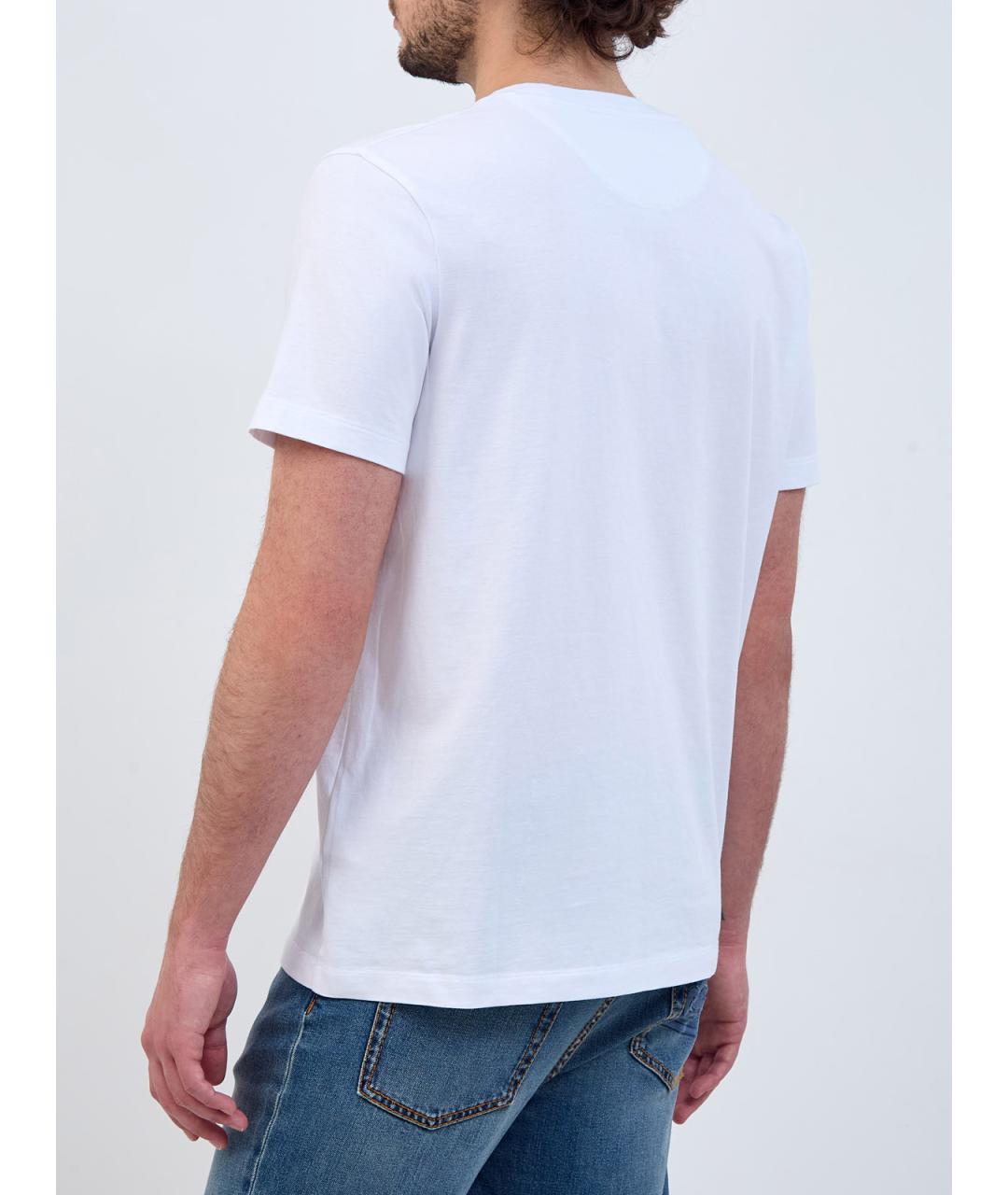 ETRO Белая хлопковая футболка, фото 4