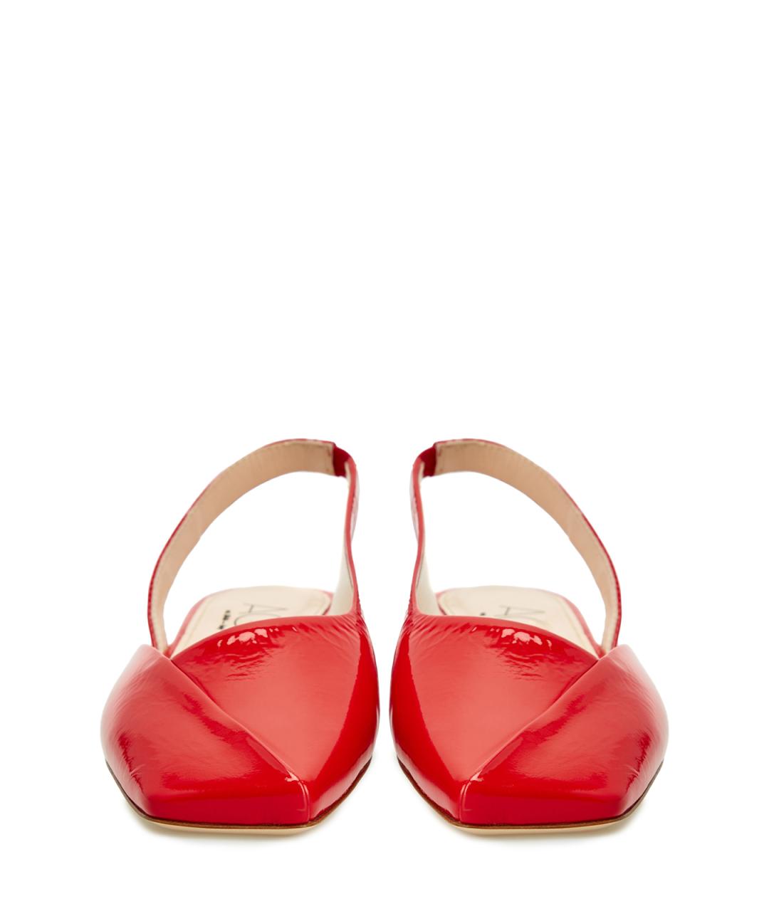 AGL Красные балетки из лакированной кожи, фото 5