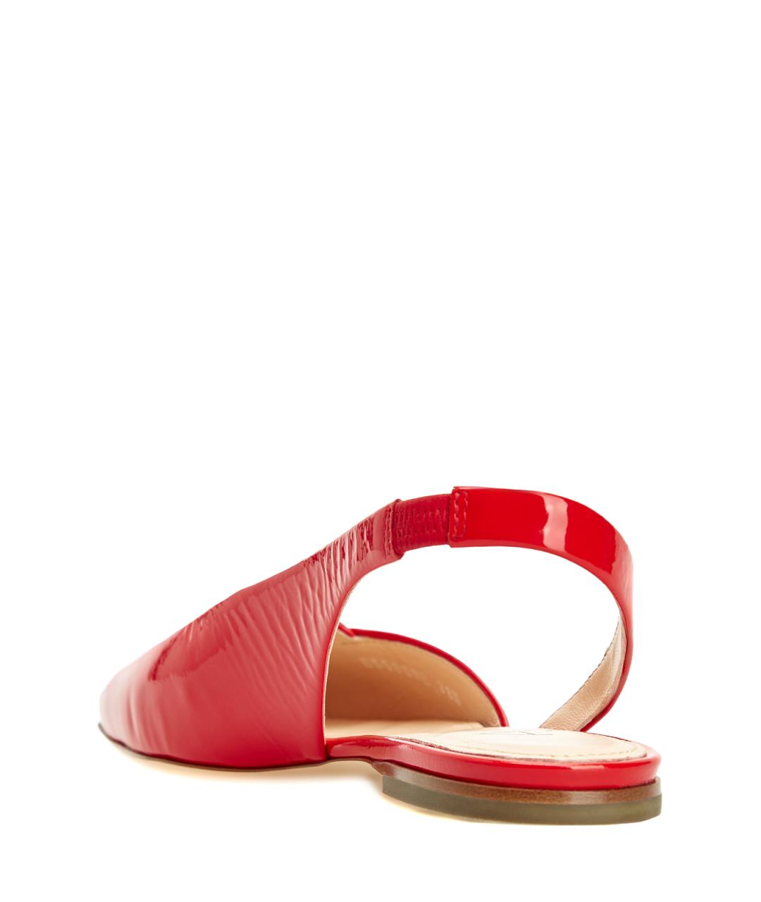 AGL Красные балетки из лакированной кожи, фото 4
