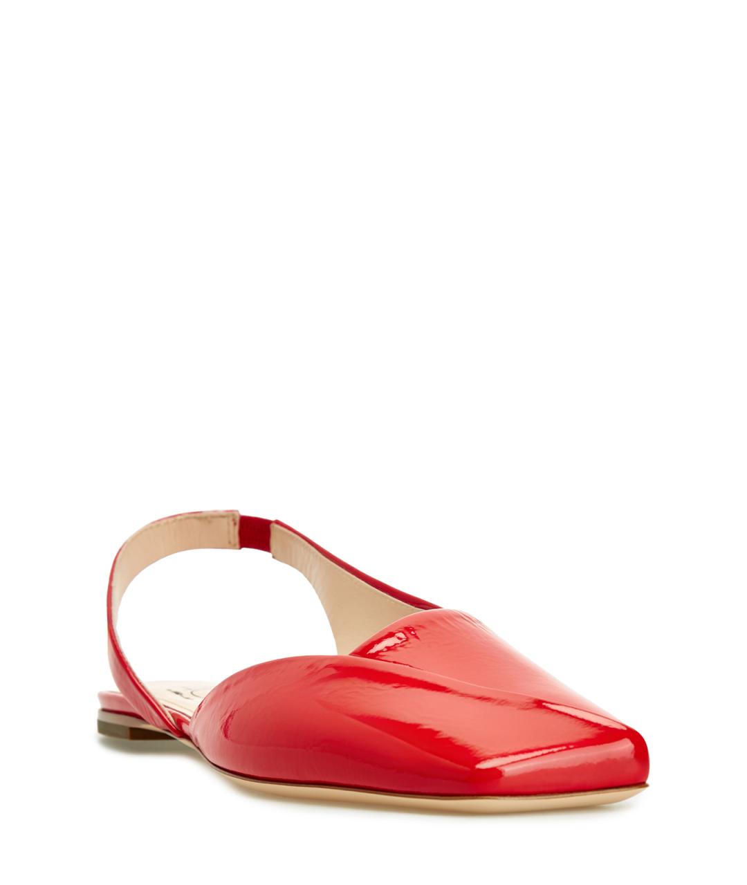 AGL Красные балетки из лакированной кожи, фото 3