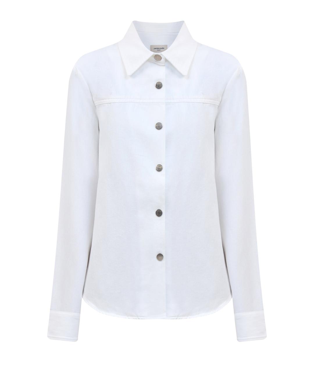 JACOB COHEN Белая хлопковая куртка, фото 1