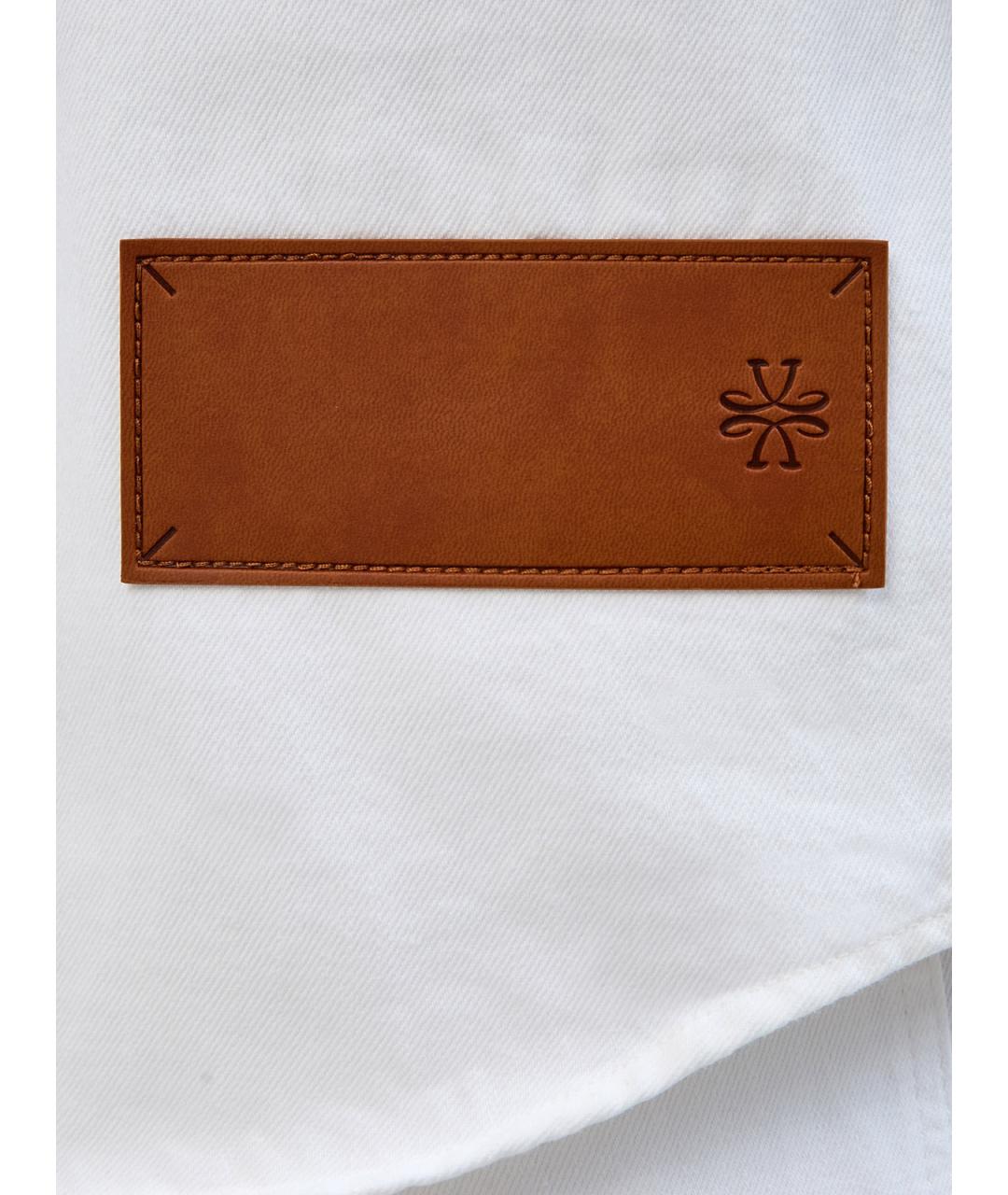 JACOB COHEN Белая хлопковая куртка, фото 5