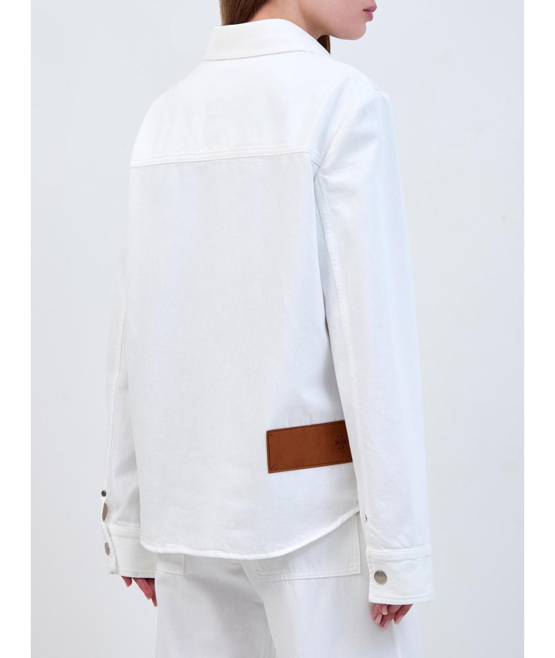 JACOB COHEN Белая хлопковая куртка, фото 4