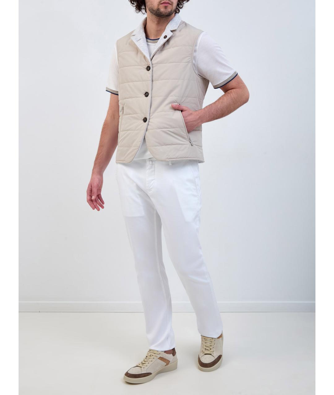 ELEVENTY Мульти льняной жилет, фото 1