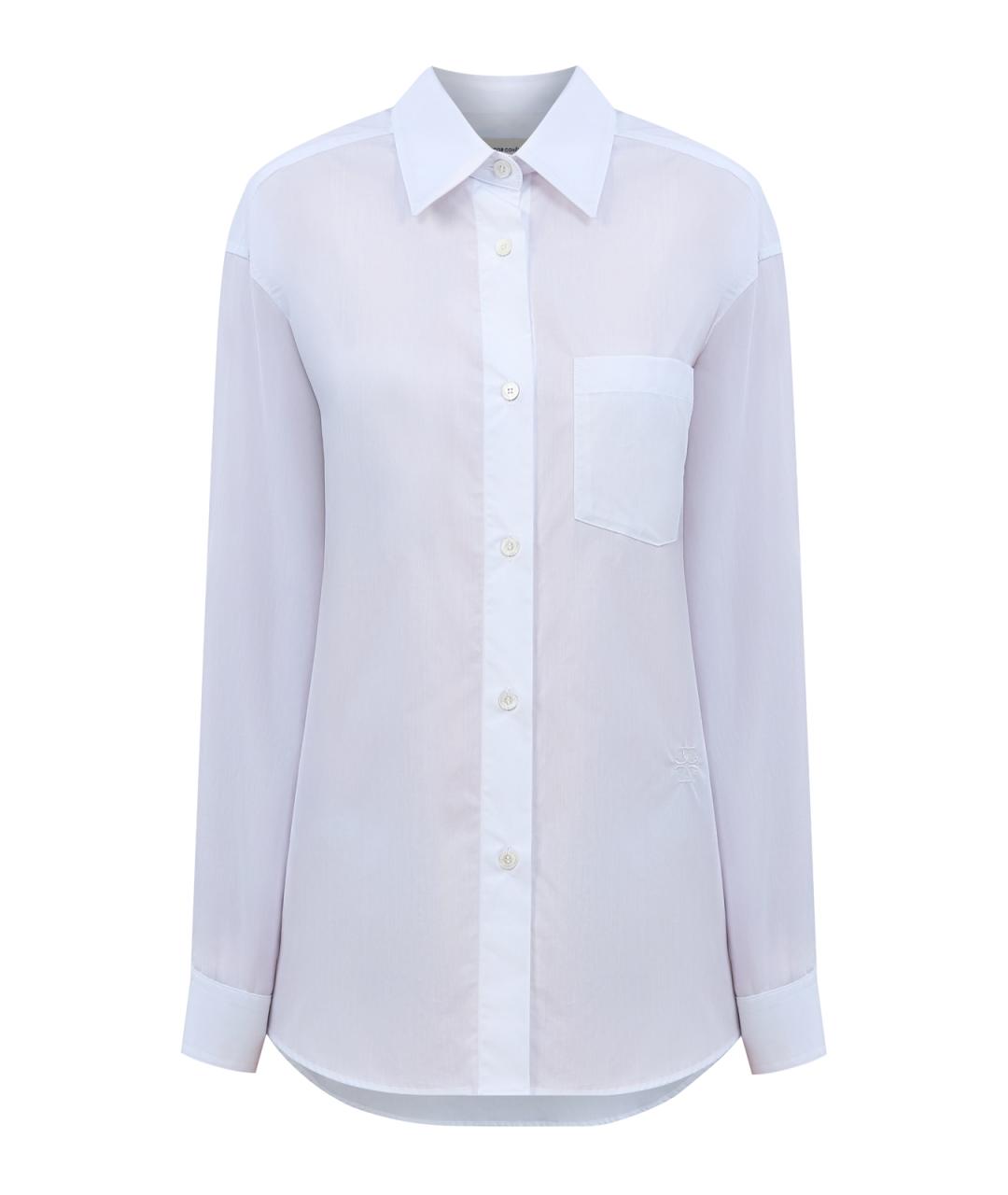 JACOB COHEN Белая хлопковая рубашка, фото 1