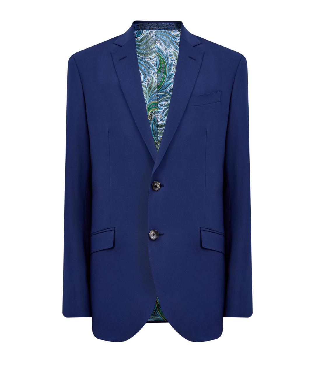 ETRO Синий шерстяной пиджак, фото 1
