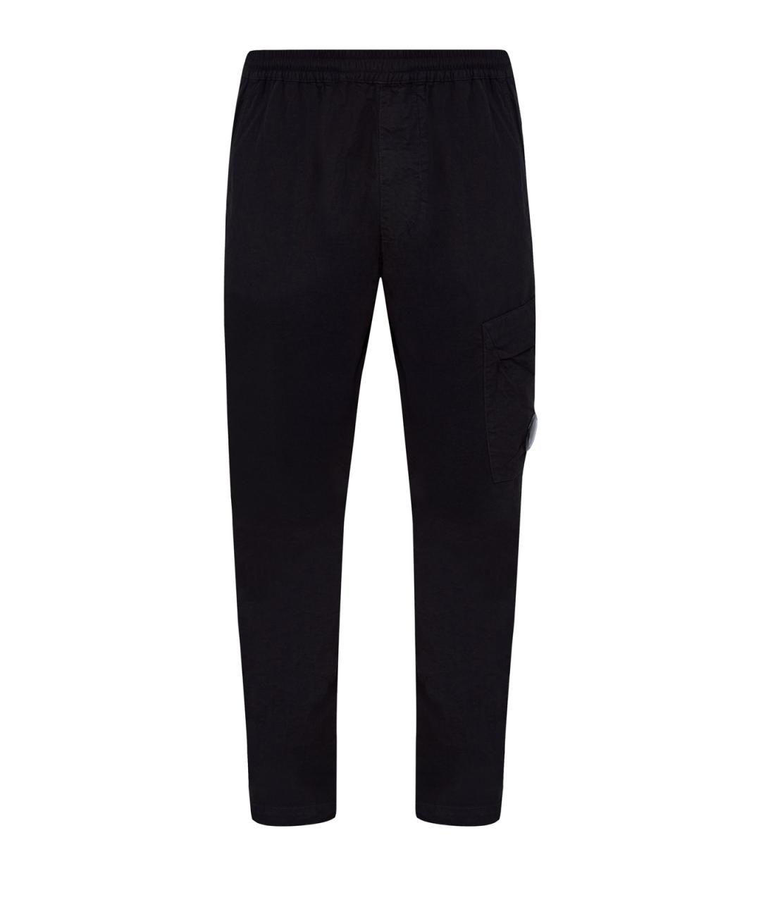 CP COMPANY Черные полиамидовые повседневные брюки, фото 1