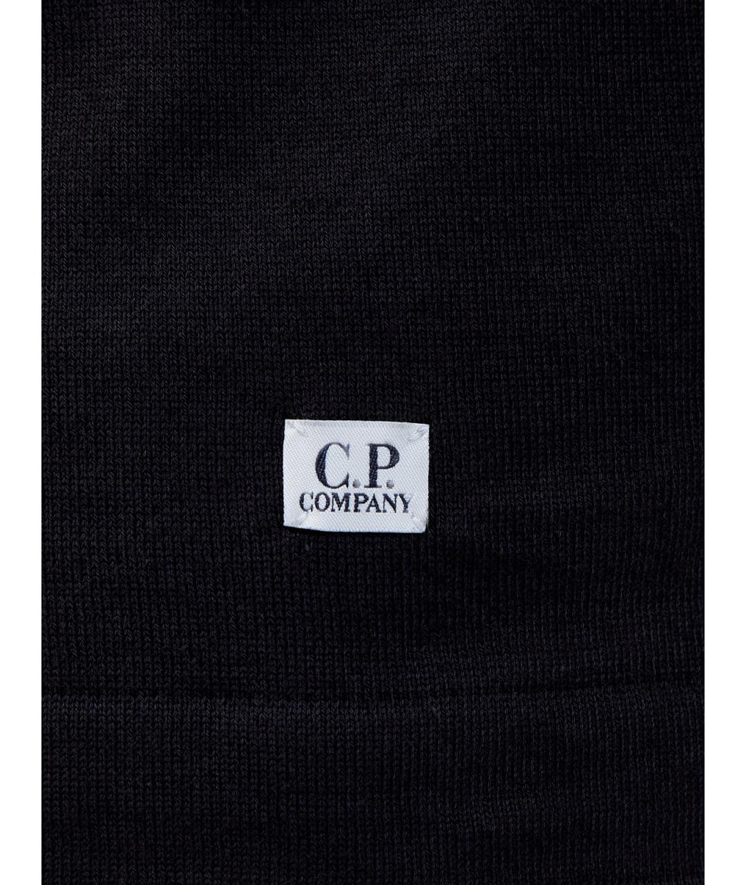 CP COMPANY Черный хлопковый джемпер / свитер, фото 5