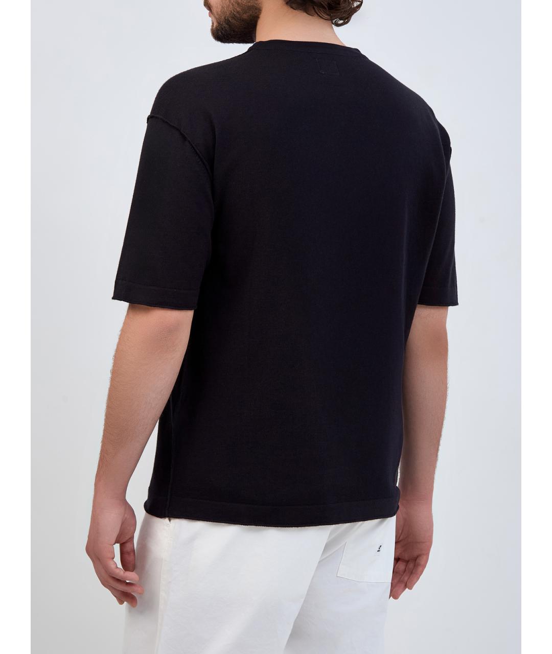 CP COMPANY Черный хлопковый джемпер / свитер, фото 4
