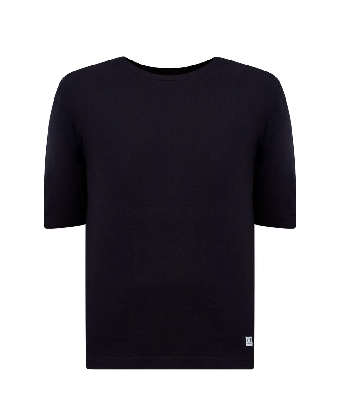 CP COMPANY Черный хлопковый джемпер / свитер, фото 1