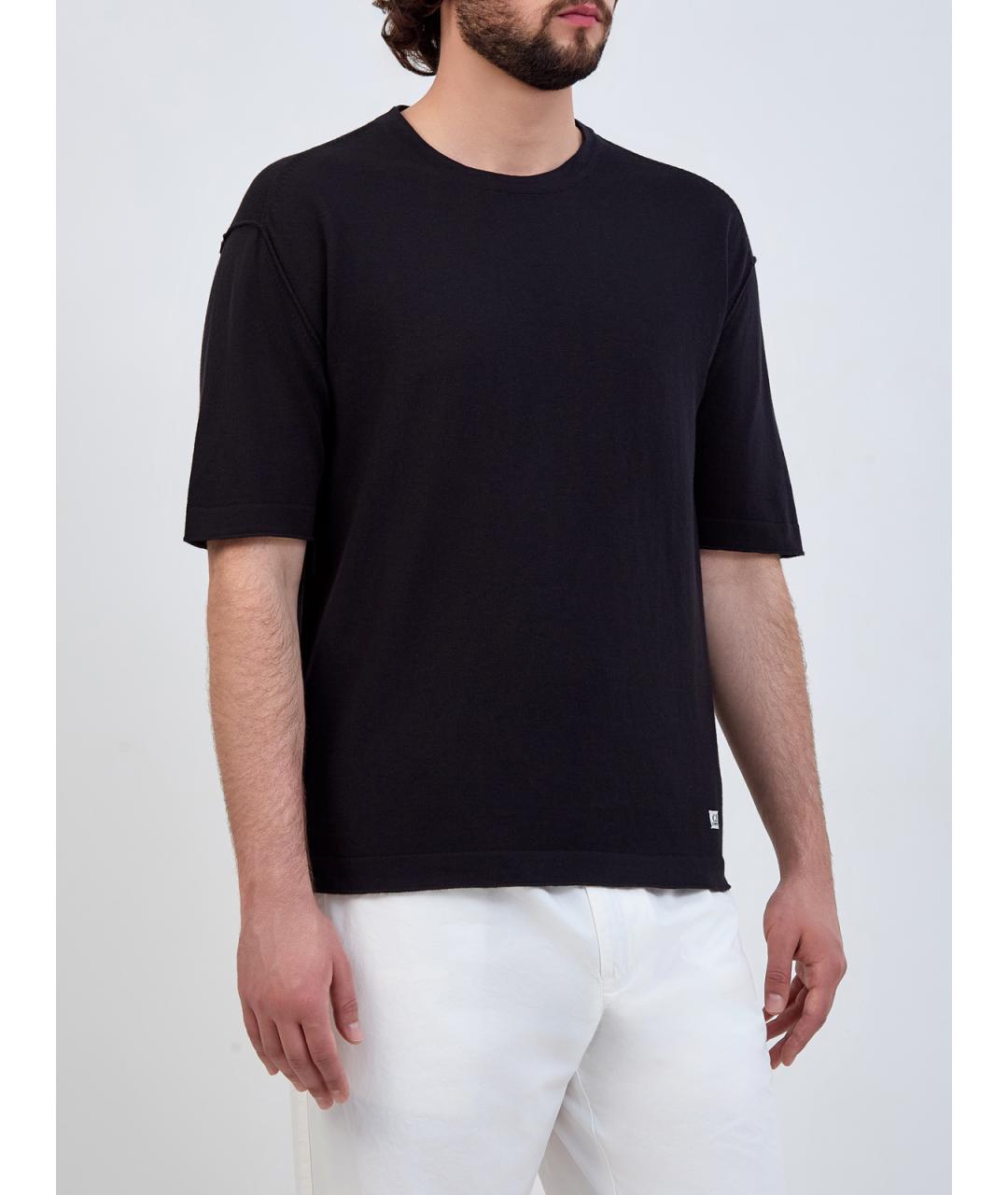 CP COMPANY Черный хлопковый джемпер / свитер, фото 3