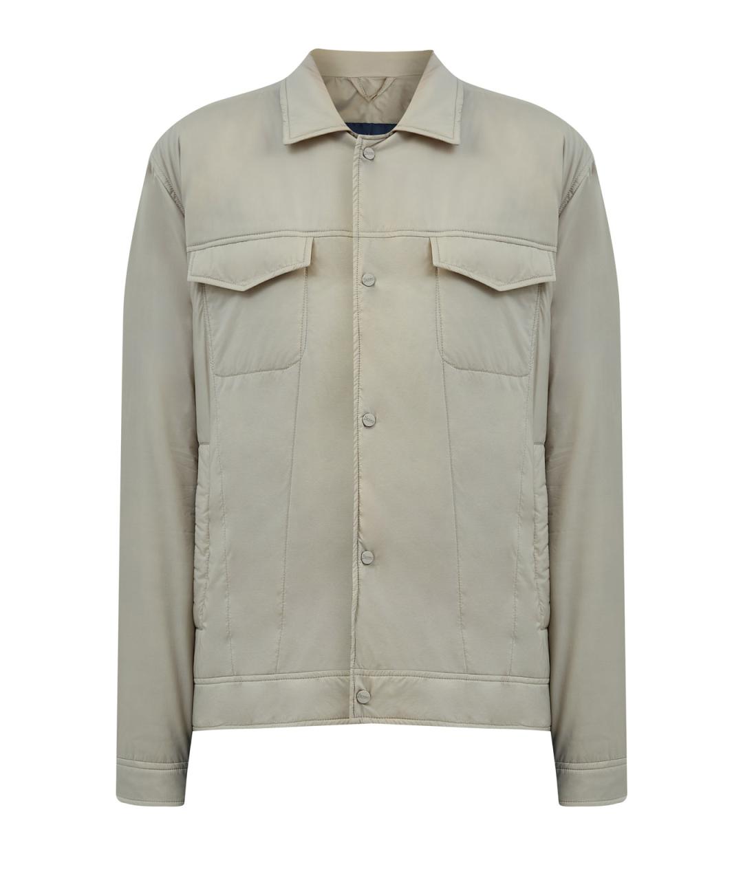 HERNO Зеленая полиамидовая куртка, фото 1