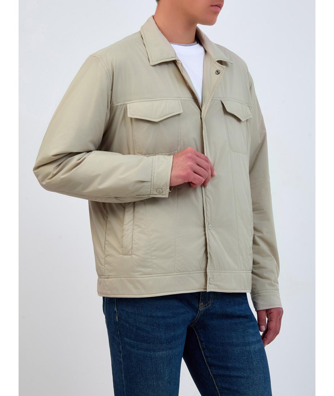 HERNO Зеленая полиамидовая куртка, фото 3