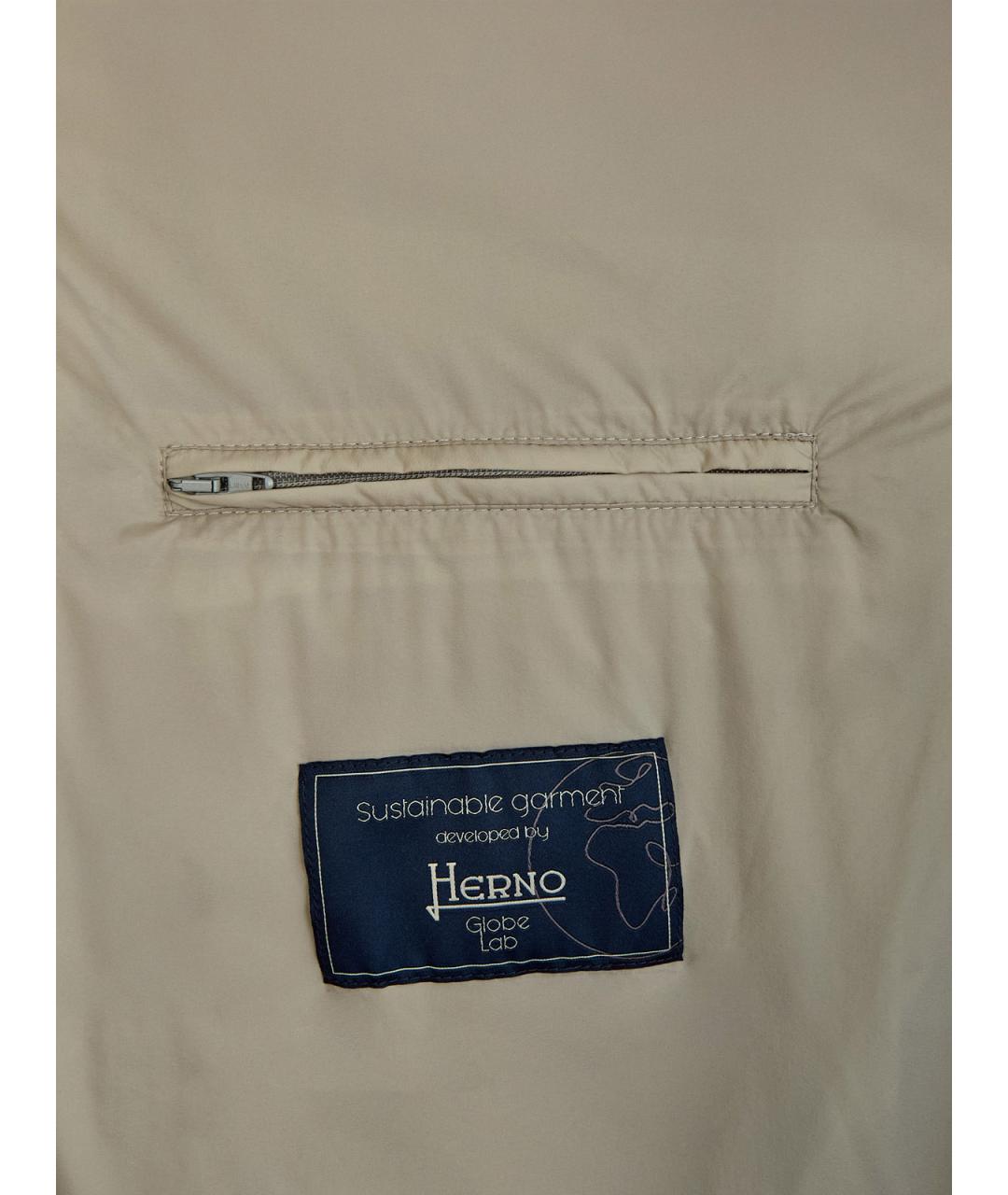 HERNO Зеленая полиамидовая куртка, фото 6