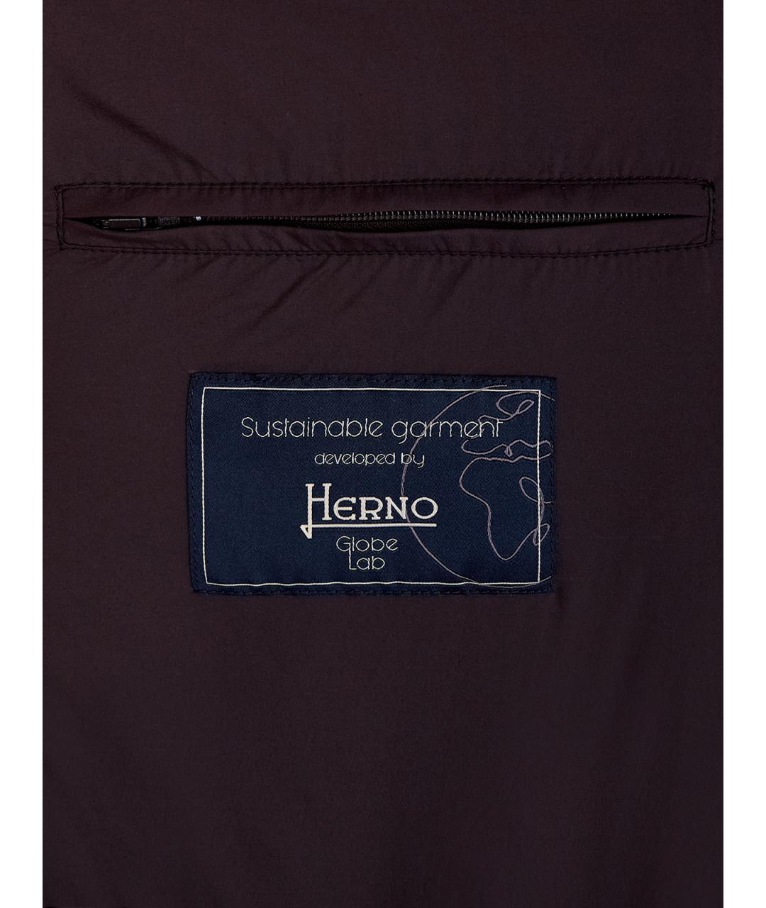 HERNO Коричневый полиамидовый жилет, фото 6