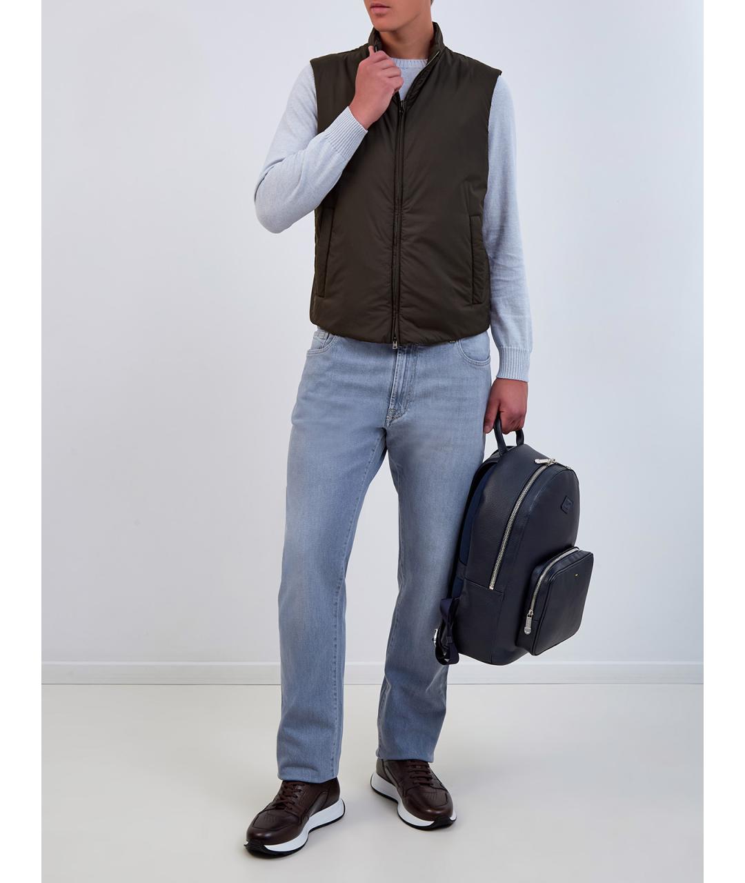 HERNO Коричневый полиамидовый жилет, фото 2