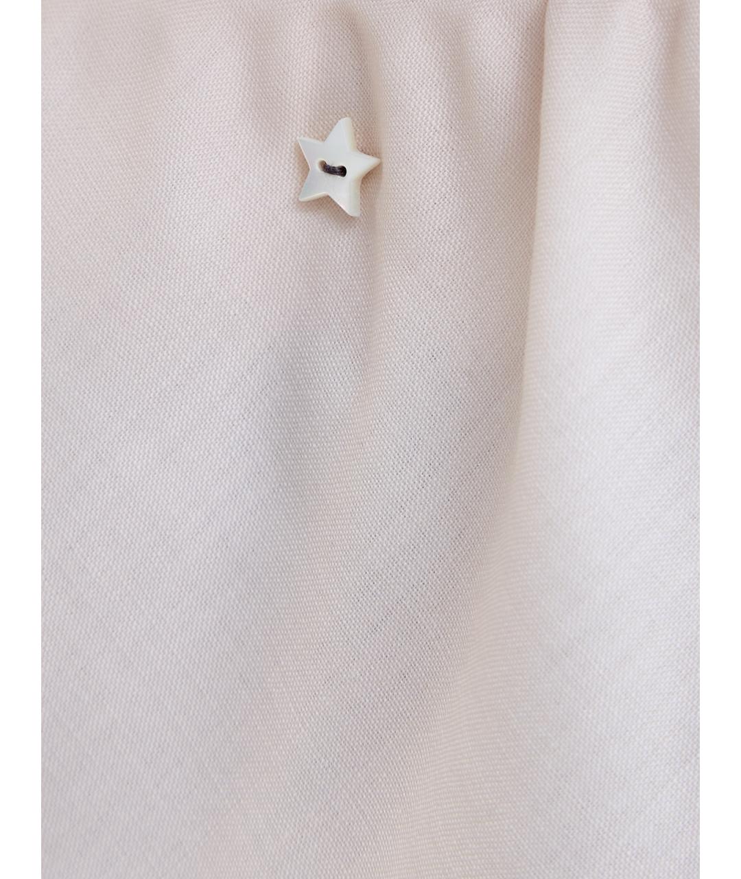 LORENA ANTONIAZZI Бежевая шерстяная юбка миди, фото 5