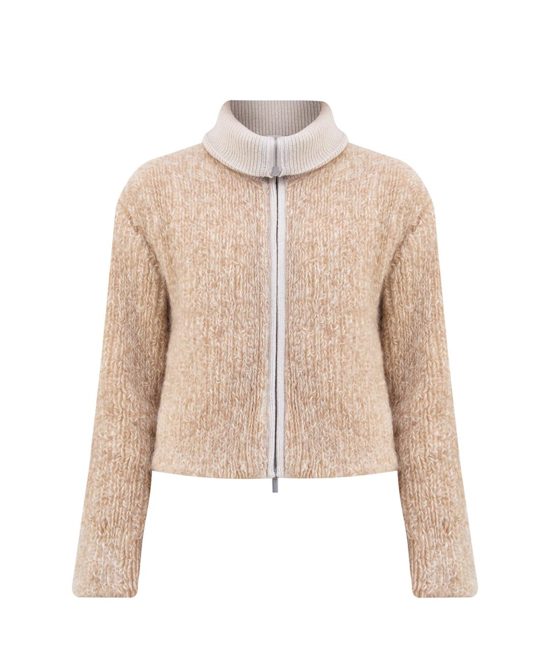 PESERICO Бежевая шерстяная куртка, фото 1