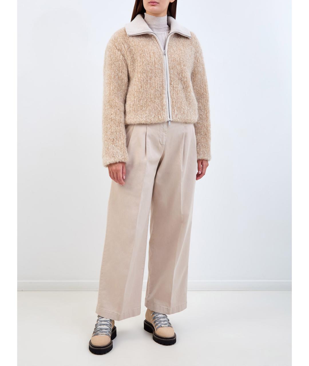 PESERICO Бежевая шерстяная куртка, фото 2
