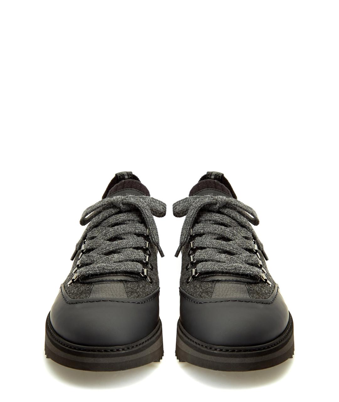 BARRETT Серые текстильные низкие кроссовки / кеды, фото 5