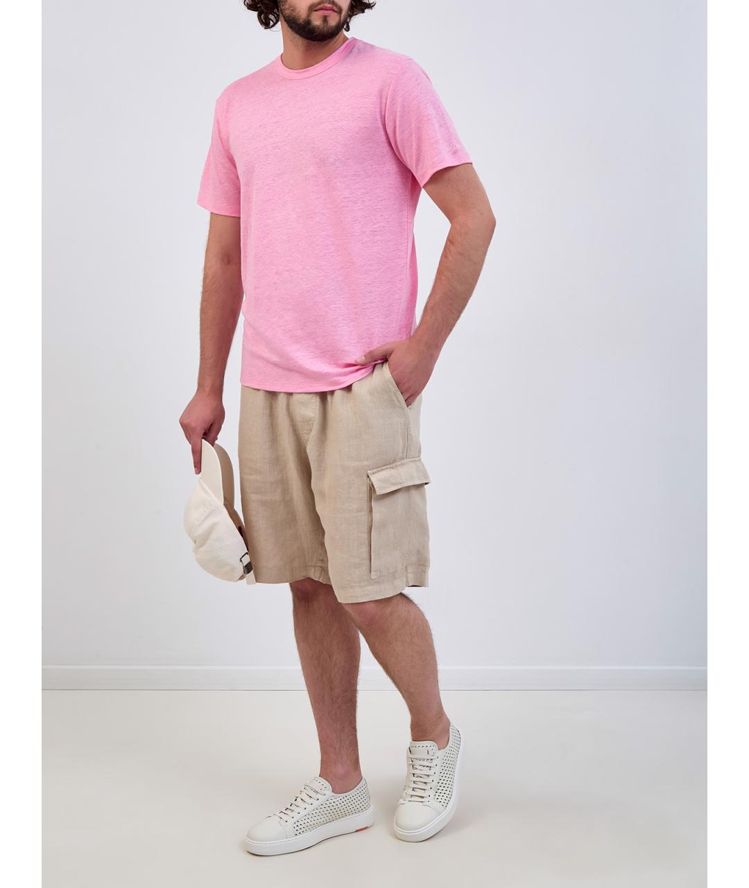 MC2 SAINT BARTH Розовая футболка, фото 2