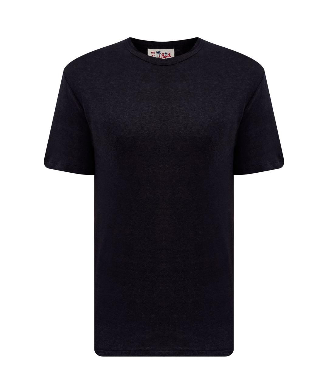 MC2 SAINT BARTH Черная футболка, фото 1