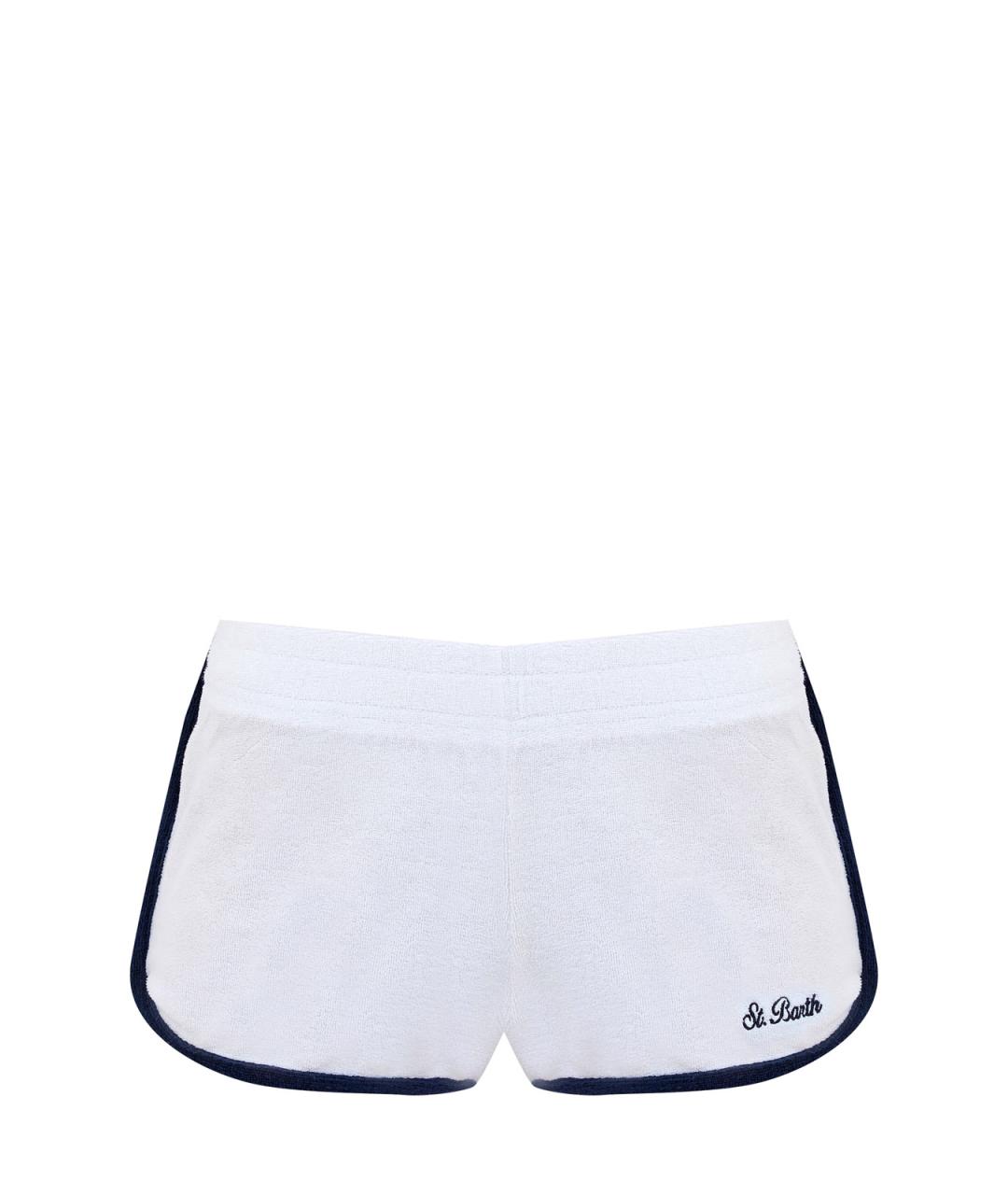 MC2 SAINT BARTH Белые хлопковые шорты, фото 1