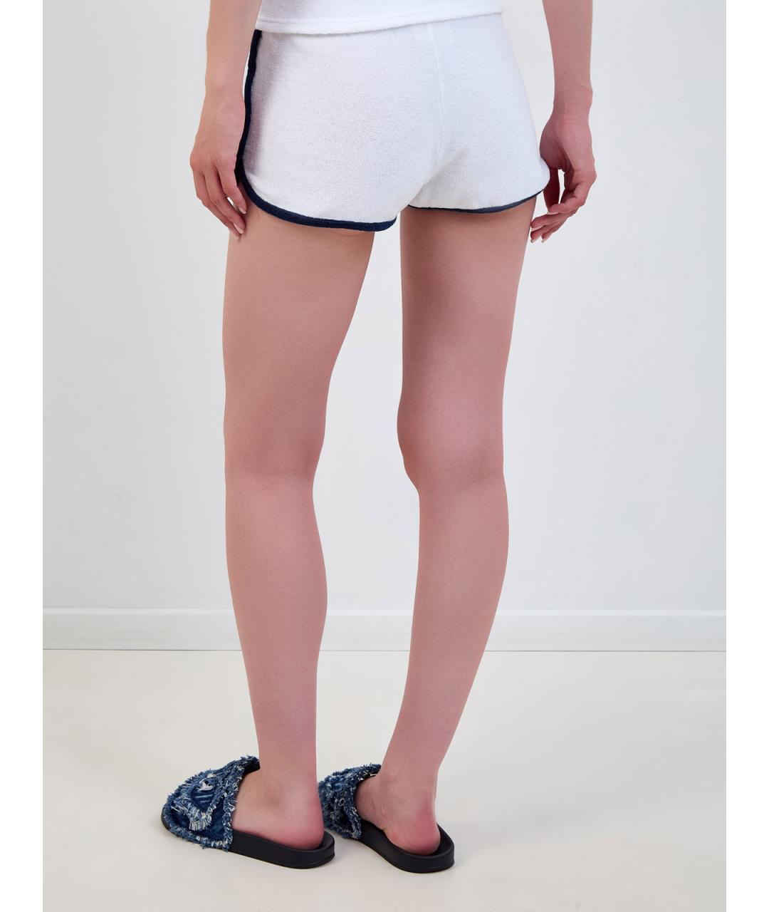 MC2 SAINT BARTH Белые хлопковые шорты, фото 4