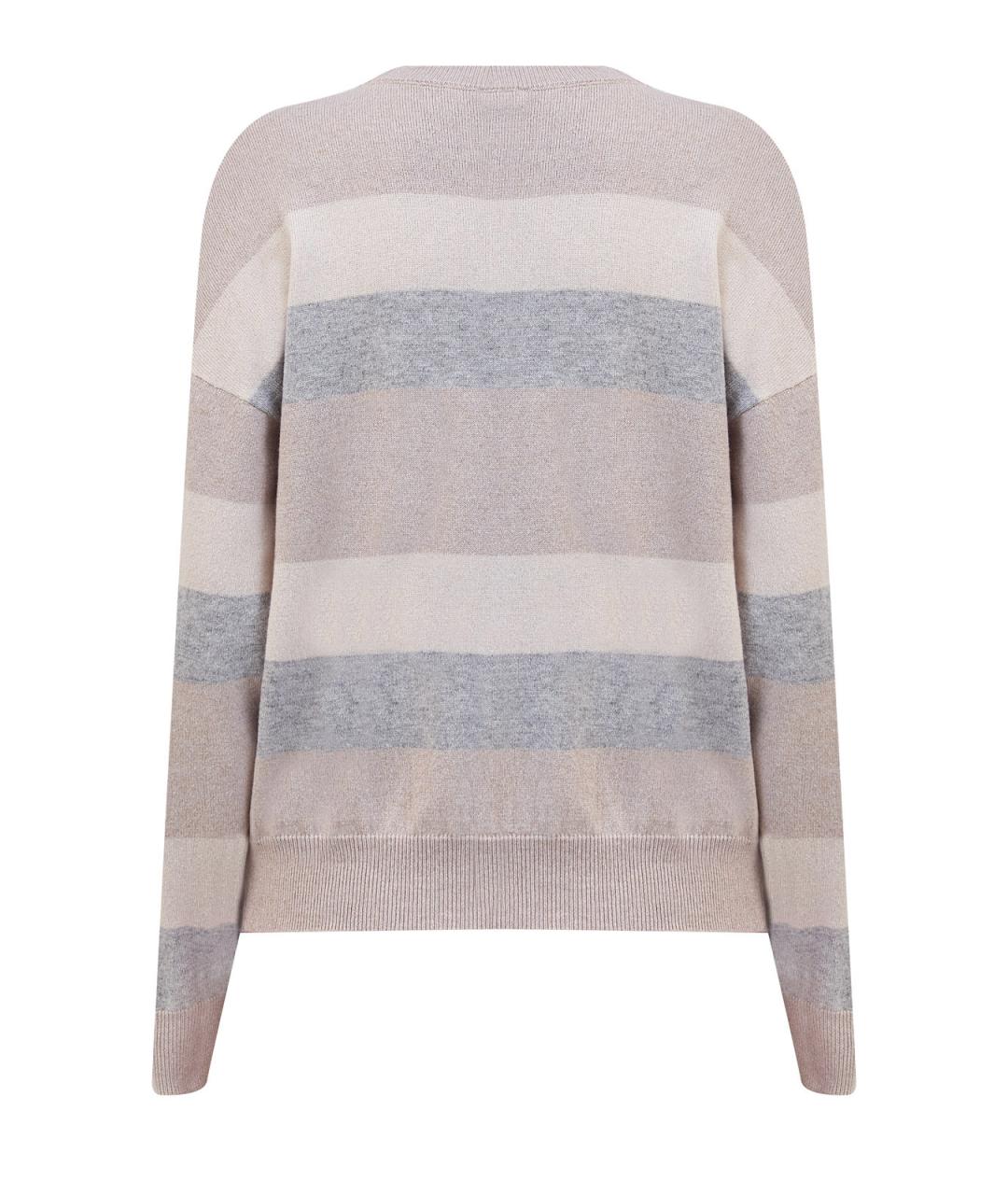 PESERICO Бежевый шерстяной джемпер / свитер, фото 2