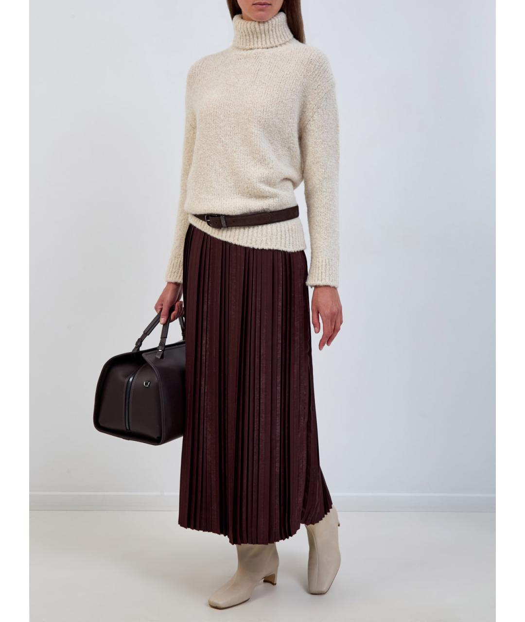 ELEVENTY Бежевый шерстяной джемпер / свитер, фото 2