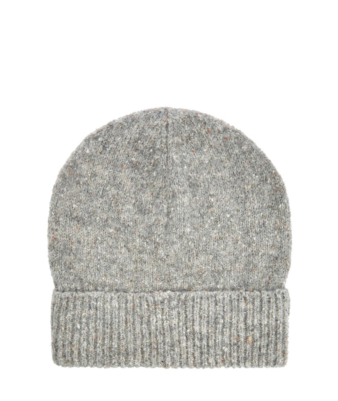PESERICO Серая шерстяная шапка, фото 3