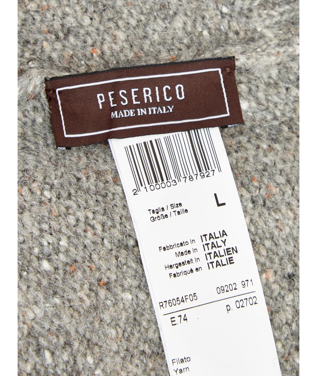 PESERICO Серая шерстяная шапка, фото 5