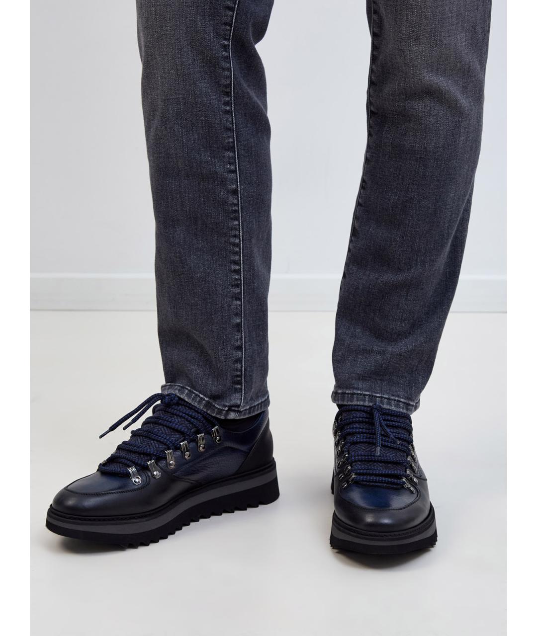 BARRETT Темно-синие низкие кроссовки / кеды, фото 2