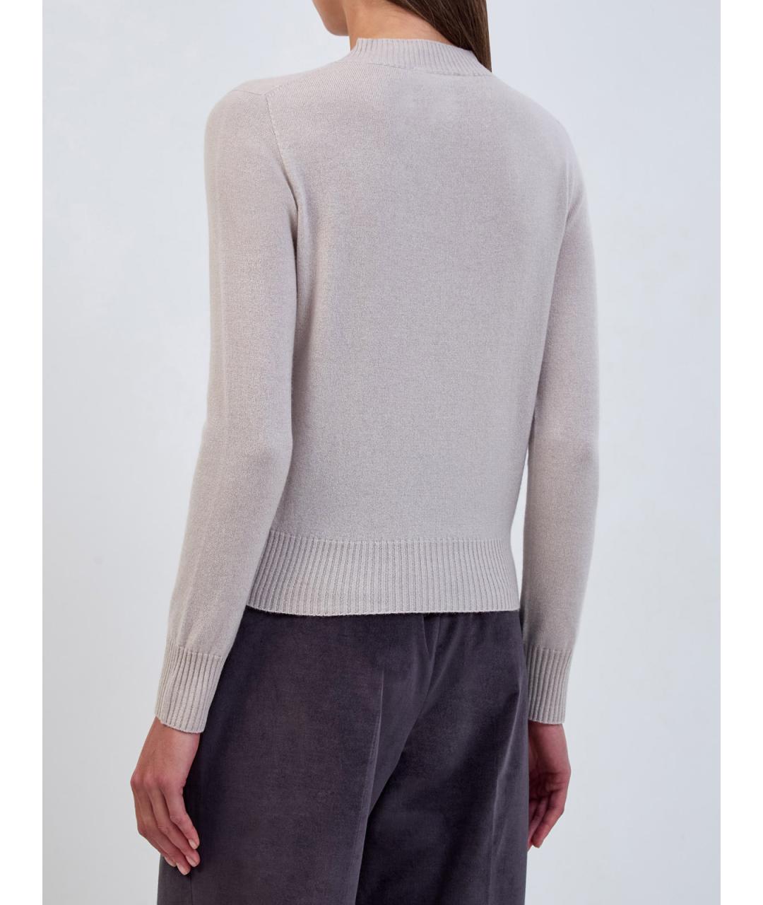 LORENA ANTONIAZZI Бежевый кашемировый джемпер / свитер, фото 4