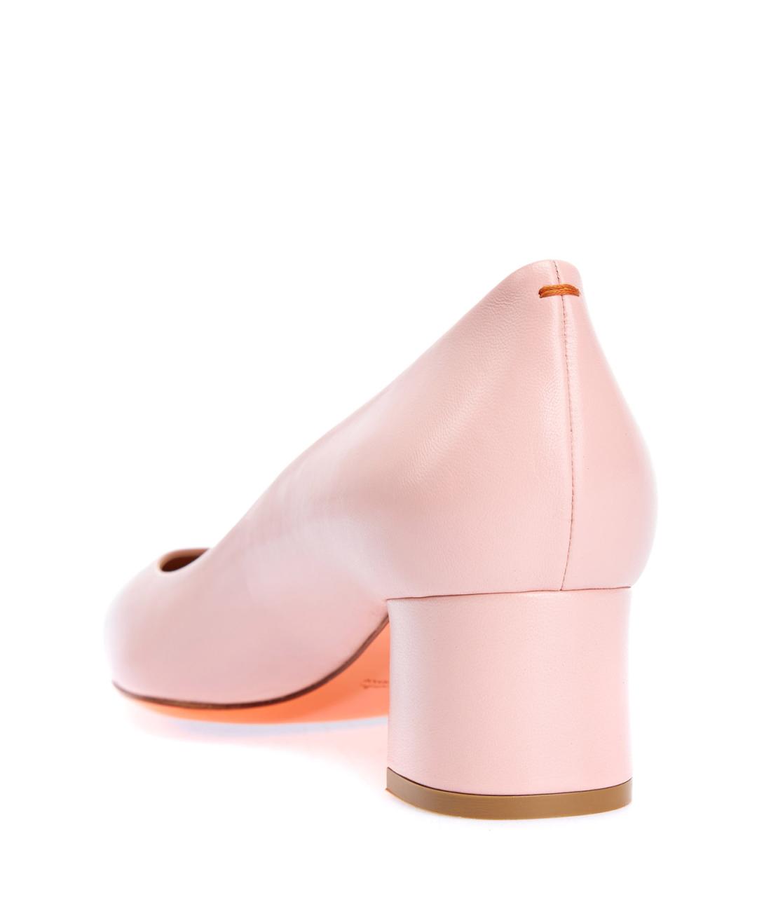 SANTONI Розовые кожаные туфли, фото 4