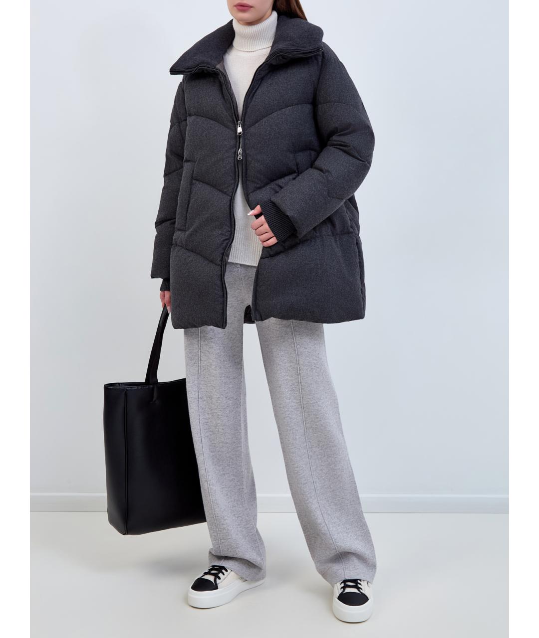 HETREGO Антрацитовый полиамидовый пуховик, фото 2
