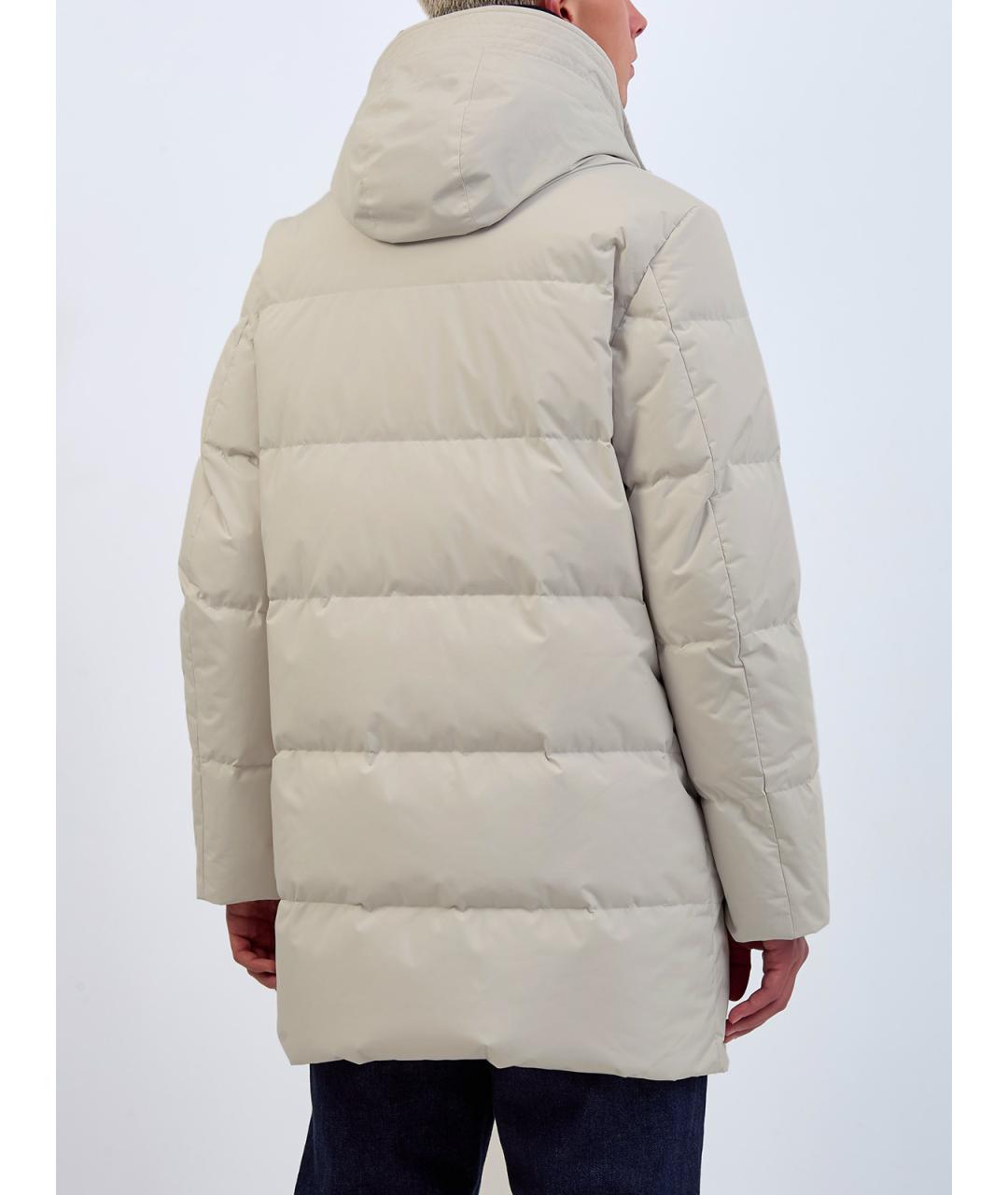 MONTECORE Бежевый полиэстеровый пуховик, фото 4