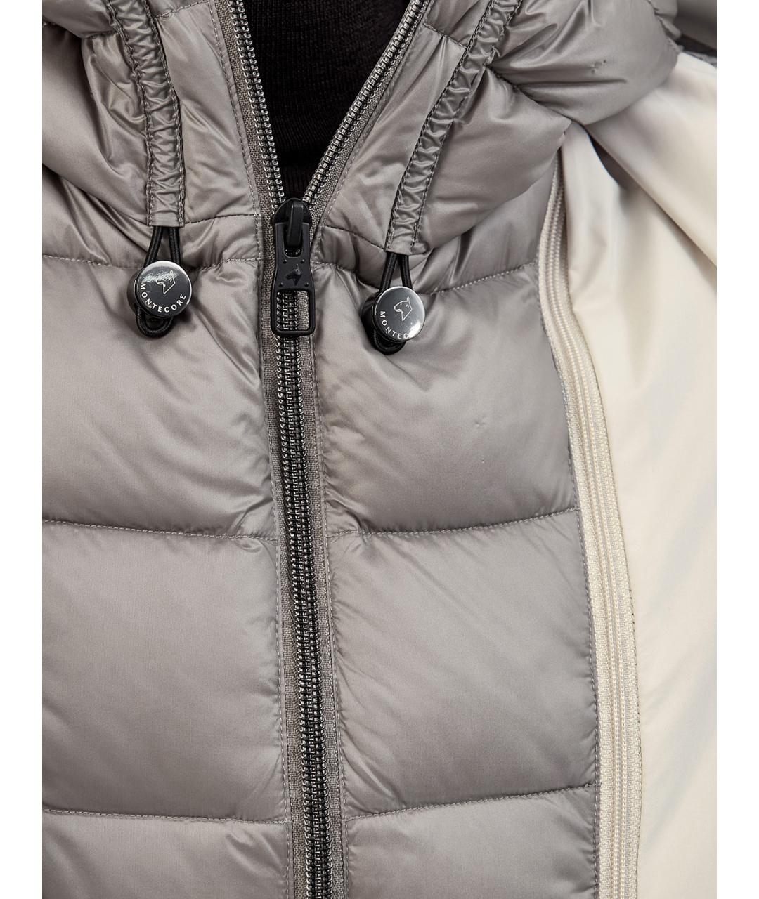 MONTECORE Бежевый полиэстеровый пуховик, фото 5