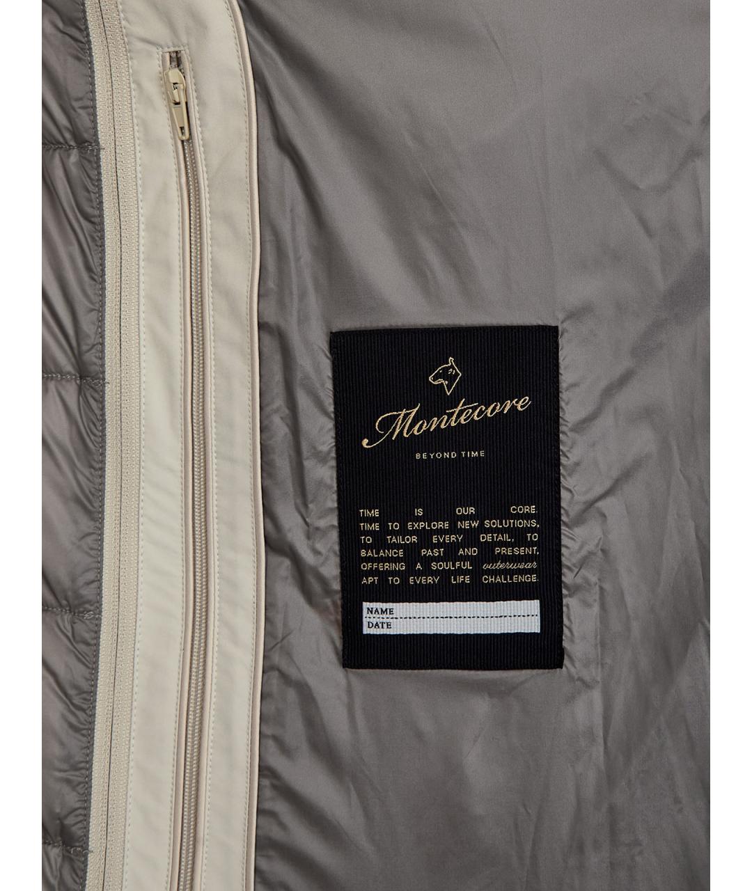 MONTECORE Бежевый полиэстеровый пуховик, фото 6