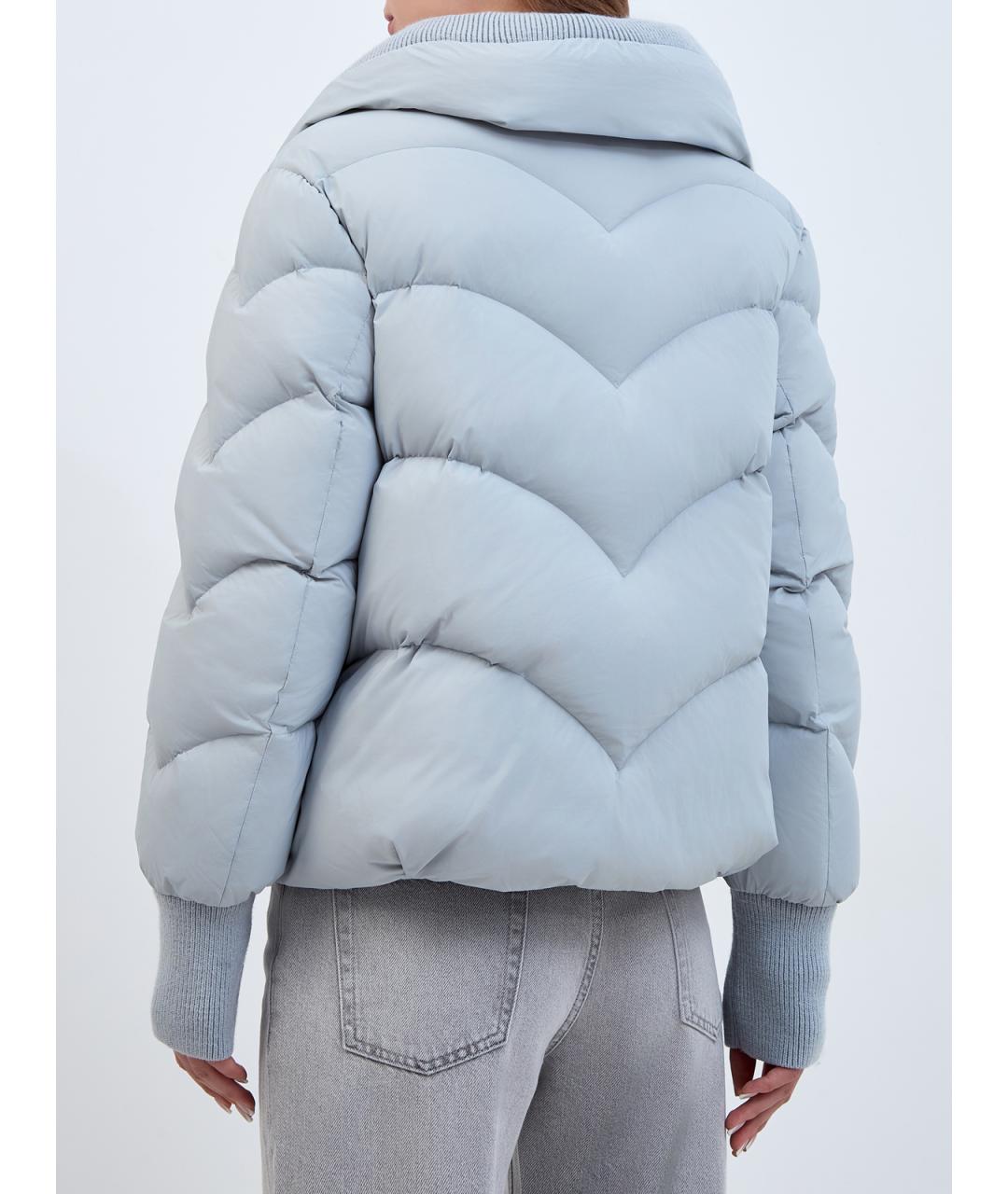 HETREGO Голубой полиамидовый пуховик, фото 4