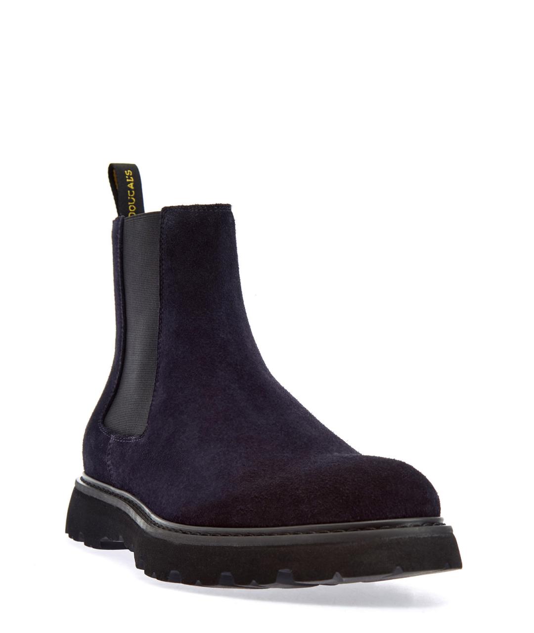DOUCAL'S Темно-синие замшевые высокие ботинки, фото 3