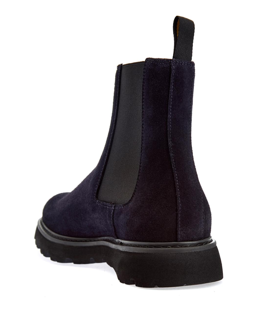 DOUCAL'S Темно-синие замшевые высокие ботинки, фото 4