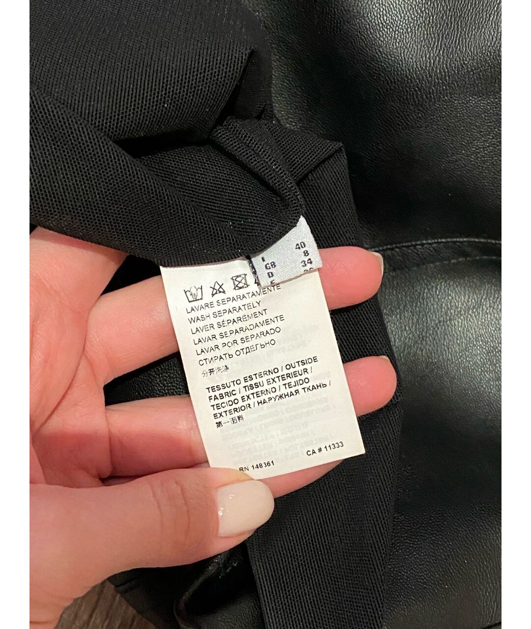 PINKO Черное шифоновое вечернее платье, фото 5