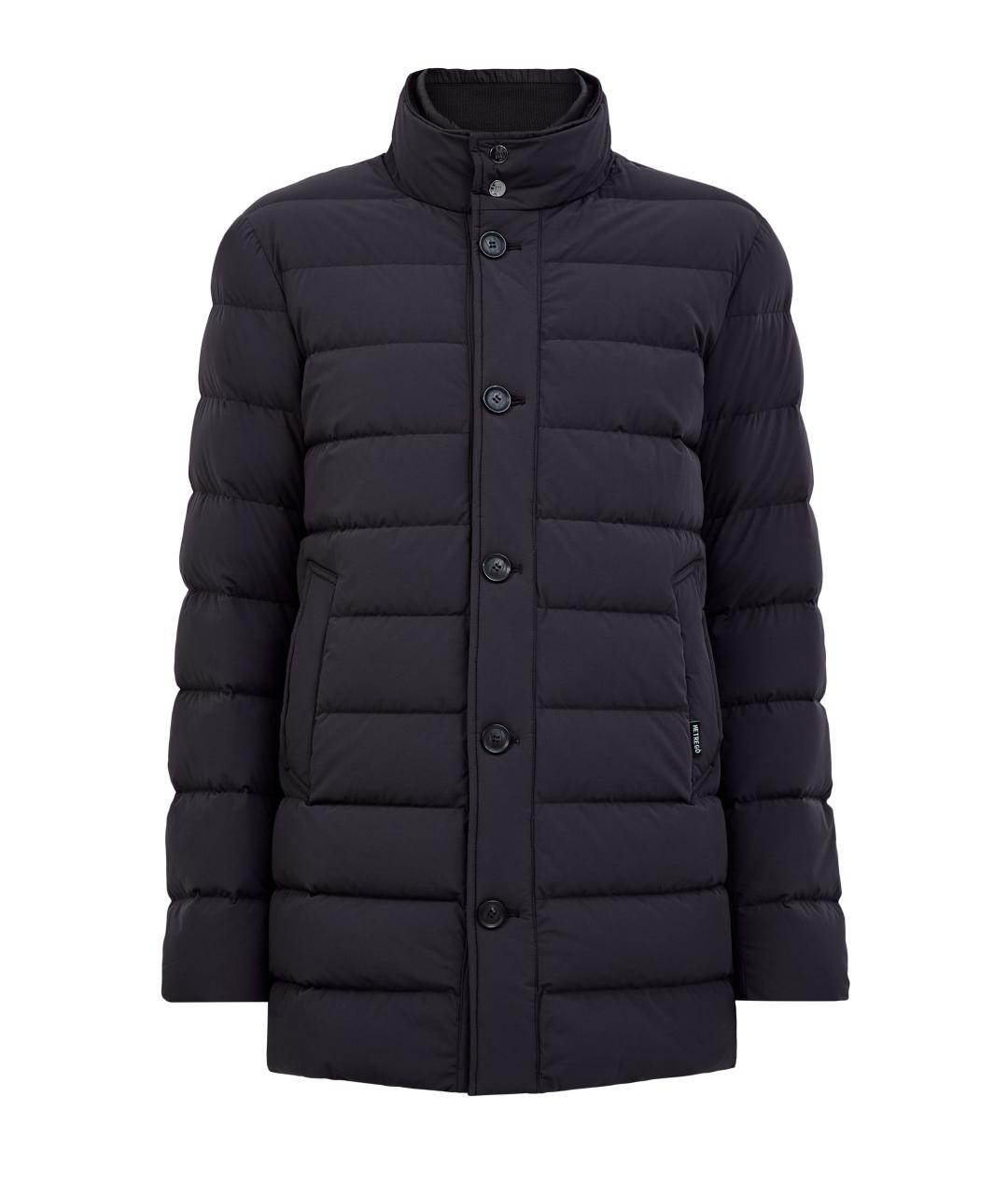 HETREGO Черный полиамидовый пуховик, фото 1