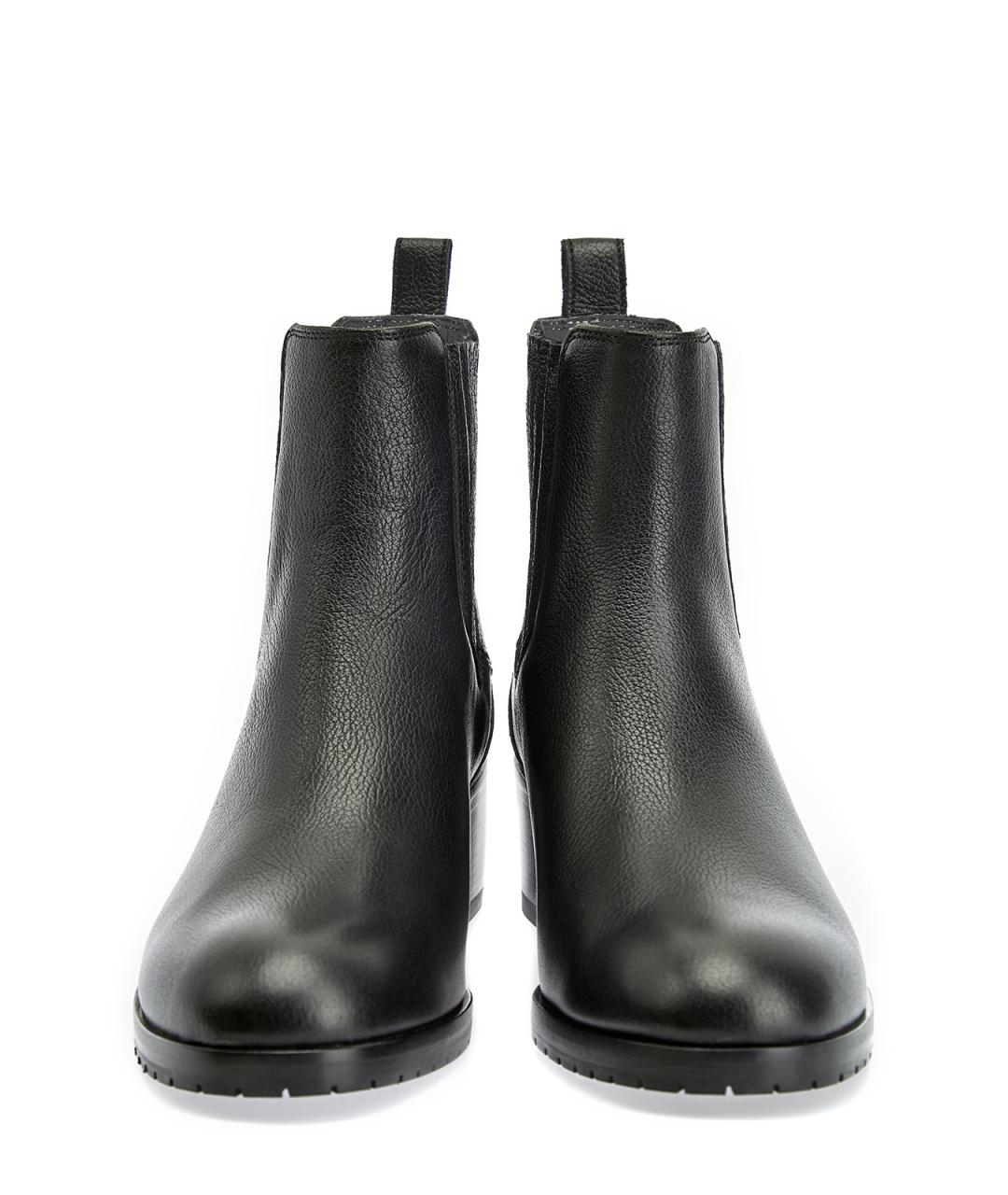 DOUCAL'S Черные кожаные ботильоны, фото 6