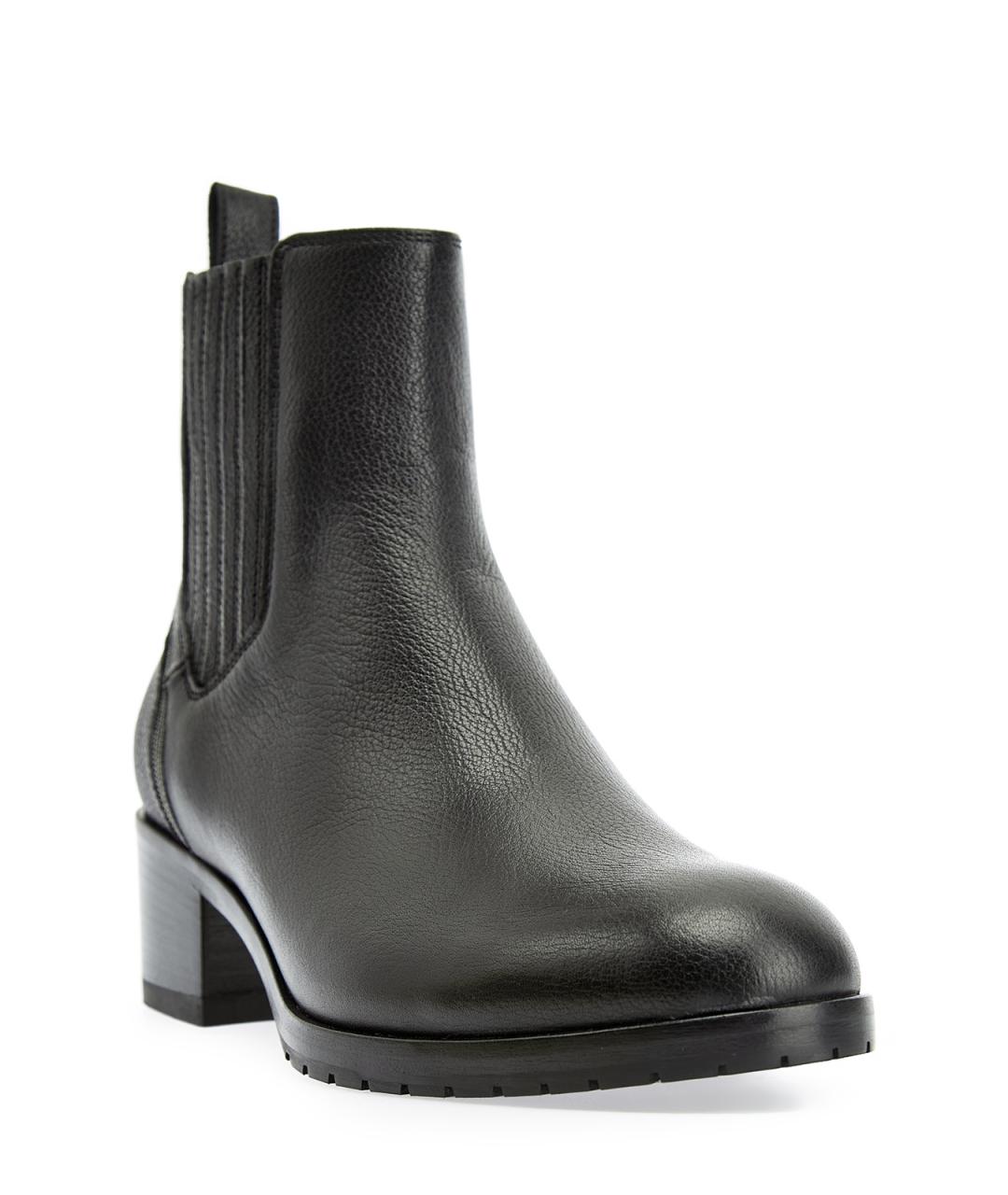 DOUCAL'S Черные кожаные ботильоны, фото 3