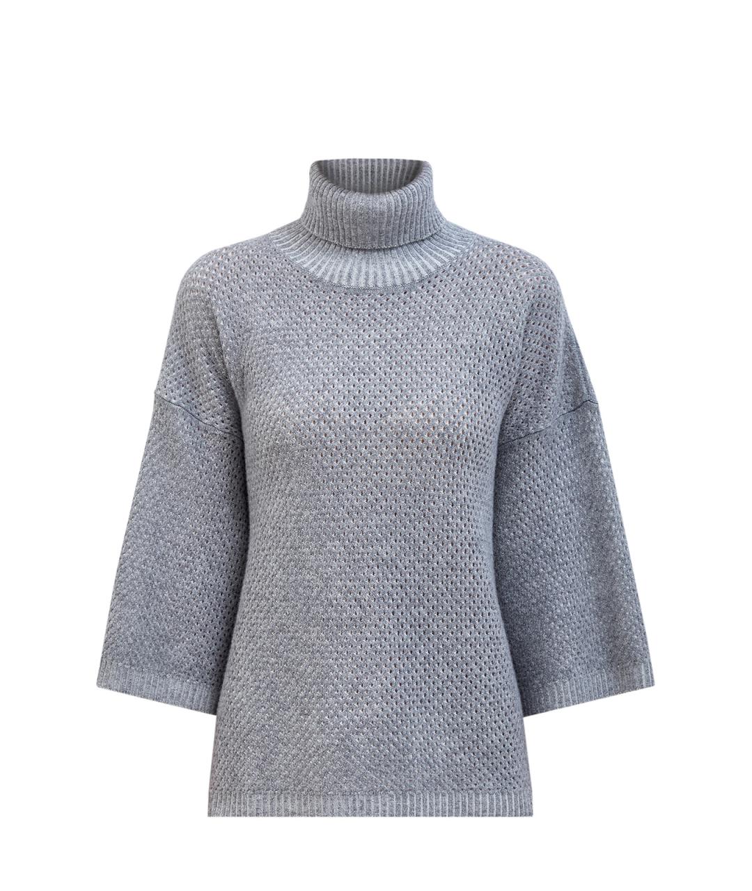 FABIANA FILIPPI Серый шерстяной джемпер / свитер, фото 1