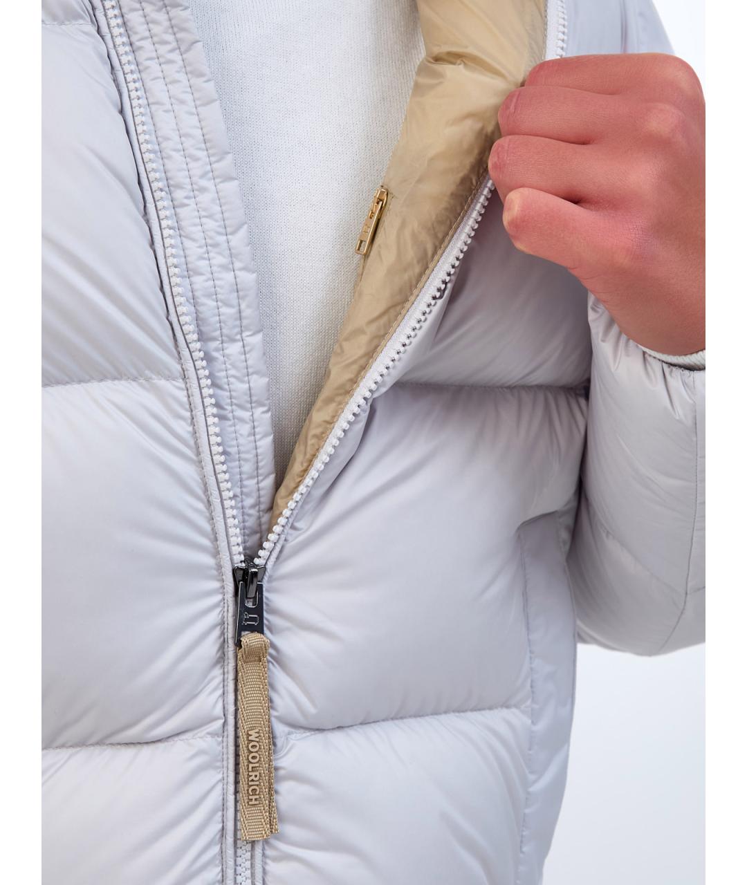 WOOLRICH Серый полиэстеровый пуховик, фото 5