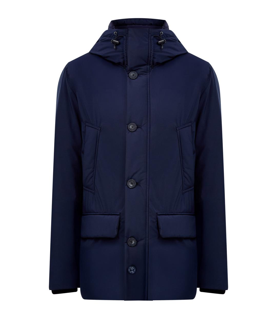 WOOLRICH Синий полиэстеровый пуховик, фото 1